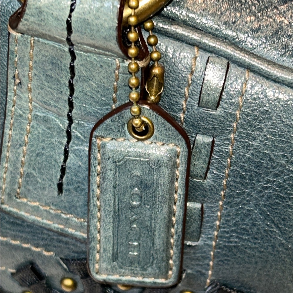 Coach RARE Lmt. Ed. Y2K SoHo MIA Laced Studded Satchel - Picture 6 of 17